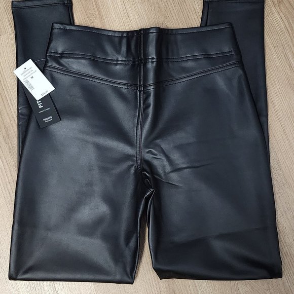 NWT Faux Leather Leggings - Picture 4 of 6